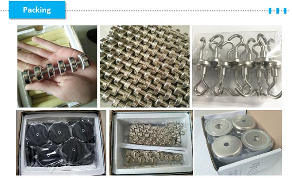 External Thread Neodymium Pot Magnets Mounting Magnet 
