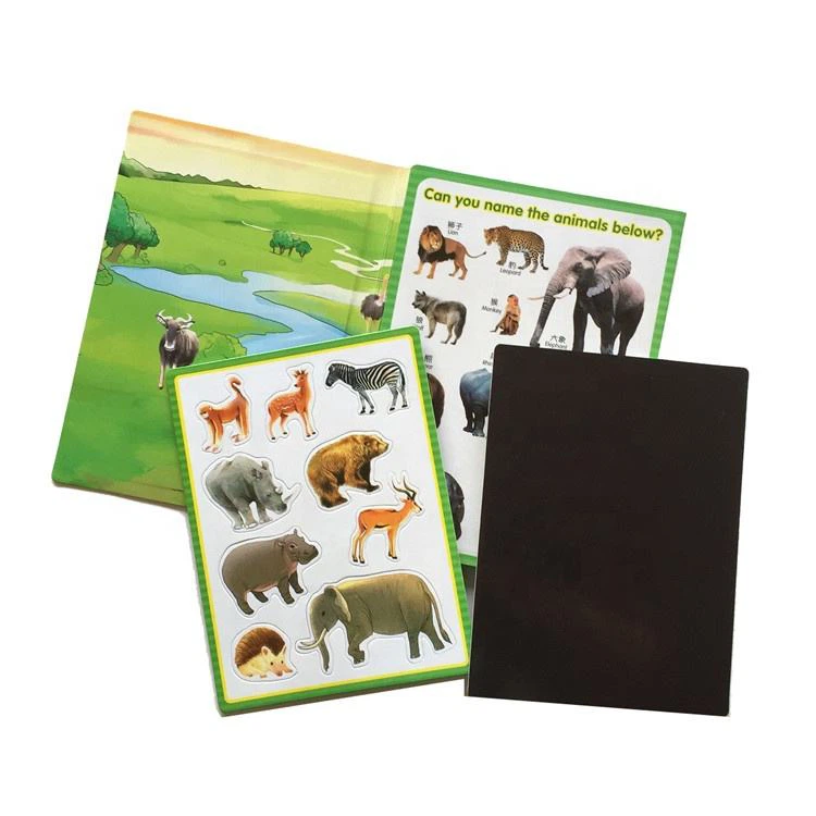 Magnetic story book