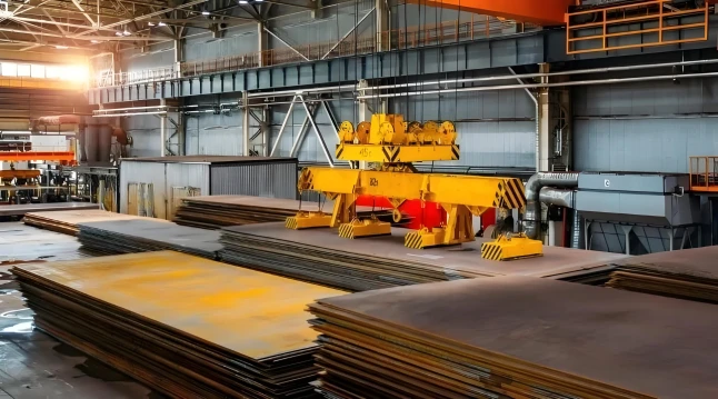 Magnetic Lifting System for Steel Plate Loading Magnetic Lifting System for Steel Plate Loading