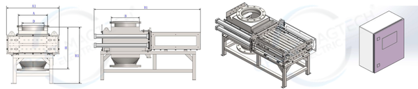 Specifications of the Pneumatic Drawer Magnet Specifications of the Pneumatic Drawer Magnet